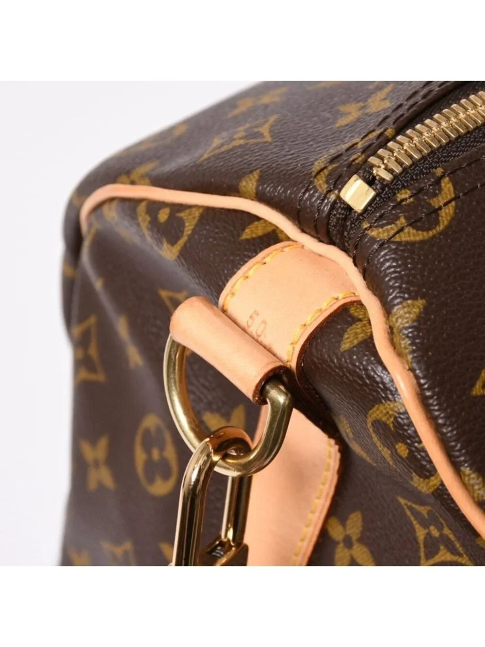 Louis Vuitton Monogram Keepall Bandouliere 50 Brown Boston Bag